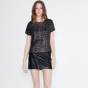 Zadig & Voltaire trusty seq deluxe top size small